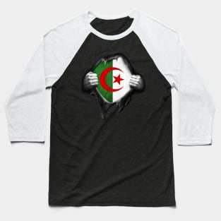 Algeria Flag Algerian Roots DNA Pride Gift Baseball T-Shirt